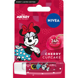 Nivea Minnie Mouse, barra de labios, cuidado, Cherry Cupcake, 4,8 g