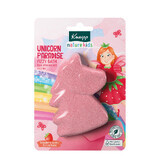 Kneipp Nature Kids Unicorn Land, figura efervescente de baño para niños, fresa, 85 g