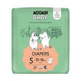 Moomin Baby, pañales, talla 5, 10-16 kg, 40 piezas