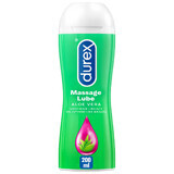 Durex, gel hidratante íntimo y de masaje 2en1, aloe, 200 ml