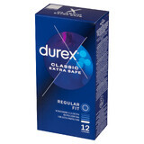 Durex Extra Safe, preservativos con más lubricante, reforzados, 12 piezas