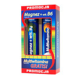 Zdrovit Magnesio + Vitamina B6, 24 comprimidos efervescentes + Multivitamínico, 20 comprimidos efervescentes gratis