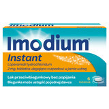 Imodium Instantáneo 2 mg, 6 comprimidos bucodispersables