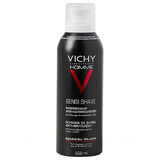 Vichy Homme Sensi Shave, espuma de afeitar suave contra las irritaciones, 200 ml