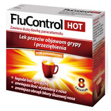 Flucontrol Hot (1000 mg + 10 mg + 4 mg)/ 5,5 g, 8 sobres