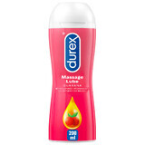 Durex, gel estimulante íntimo y de masaje 2en1, guaraná, 200 ml