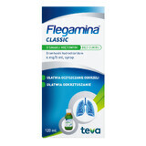 Flegamina Classic sabor menta sin azúcar 4 mg/ 5 ml, jarabe, 120 ml