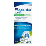 Flegamina Classic sabor menta sin azúcar 4 mg/ 5 ml, jarabe, 200 ml