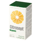 Citrosept Organic, extracto de pomelo, gotas, 50 ml