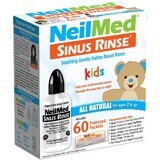 Sinus Rinse Pediatric Kit, frasco, 120 ml y 60 sobres