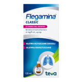 Flegamina 4 mg/ 5 ml, jarabe, sabor frambuesa, 120 ml