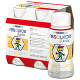 Resource Junior, preparación nutricional para mayores de 1 año, sabor vainilla, 4 x 200 ml