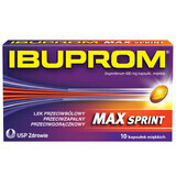 Ibuprom Max Sprint 400 mg, 10 cápsulas blandas