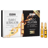 Isdin Day & Night Vials Ultraglycan Antioxidant Serum und Melatonin , 10 Fläschchen + 10 Fläschchen