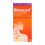 Sinecod 1.5 mg/ml, syrup, 100 ml