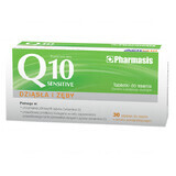 Pharmasis Q10 Sensitive, sabor naranja, 30 pastillas