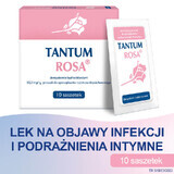 Tantum Rosa 53,2 mg/g, polvo para solución de irrigación vaginal, 10 sobres