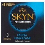 Unimil Skyn Extra Moist, nicht-latex Kondome, 3 Stück