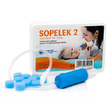 Sopelek 2, aspirador nasal, desde el nacimiento + filtros aspiradores, desechables, 10 piezas