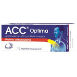 ACC Optima 600 mg, 10 effervescent tablets