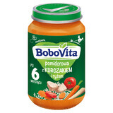 BoboVita Sopa de tomate con pollo y arroz, después de 6 meses, 190 g