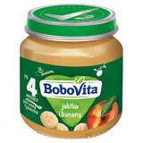 Postre BoboVita, manzana y plátano, después de 4 meses, 125 g