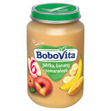 BoboVita Postre, manzana, plátano y naranja, después de 6 meses, 190 g