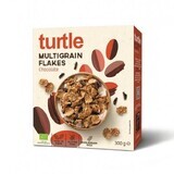 Copos de chocolate negro multicereales, sin gluten, 300 g, Tortuga