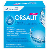 Orsalit Nutris, sabor frambuesa y arándanos, 10 sobres