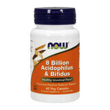 Now Foods 8 Billion Acidophilus & Bifidus, 60 cápsulas