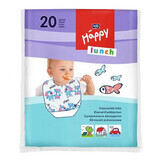 Bella Baby, baberos desechables, Happy Lunch, 20 pcs