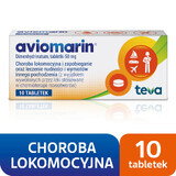 Aviomarin 50 mg, 10 comprimés