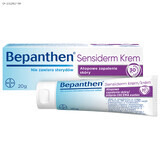 Bepanthen Sensiderm Crema, cuidado de la dermatitis atópica y eczemas, a partir de 1 mes, 20 g