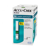 Accu-Chek Active, tiras reactivas para glucómetro, 50 unidades