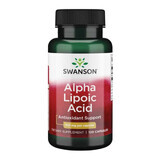 Swanson Ácido Alfa Lipoico, Ácido Alfa Lipoico 100 mg, 120 cápsulas