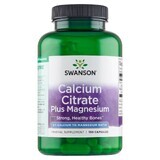 Swanson Calcium Citrate Plus Magnesium, calcio e magnesio, 150 capsule