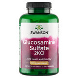 Swanson Glucosamina solfato 2KCl, glucosamina, 250 capsule