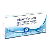 BioAir Comfort, lentes de contacto, 30 días, -4,00, 3 piezas