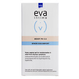 Gel vulvovaginal para hidratar y aliviar los síntomas de sequedad Eva Intima Moist pH 5,5, 9 aplicadores vaginales, Intermed