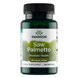 Swanson Saw Palmetto 160 mg, palma enana americana, 120 cápsulas de gel