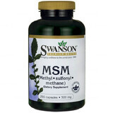 Swanson MSM, metilsulfonilmetano 500 mg, 250 capsule