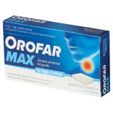 Orofar Max 2 mg + 1 mg, mint flavor, 20 hard tablets