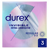 Durex Invisible, preservativos superfinos, 3 piezas