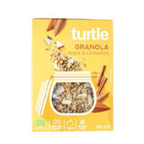 Glutenfreies Müsli mit Öko-Getreide mit Apfel und Zimt, 350 Gramm, Turtle SPRL