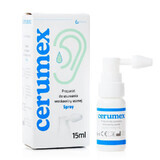 Cerumex, removedor de cerumen, gotas, 15 ml