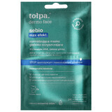 Tolpa Dermo Face Sebio Max Efekt, mascarilla de limpieza profunda normalizante, 6 ml x 2 sobres