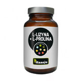 Hanoju L-lisina + L-prolina, 90 cápsulas