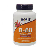 Now Foods B-50, complejo de vitamina B, 100 comprimidos