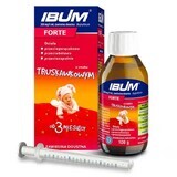 Ibum Forte 200 mg/ 5 ml, suspensión oral para niños a partir de 3 meses, sabor fresa, 100 g