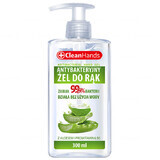 CleanHands, gel antibacteriano para manos con aloe y provitamina B5, con dosificador, 300 ml